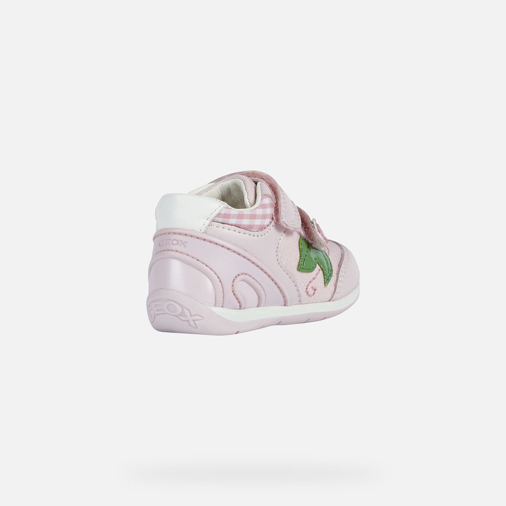 Tenis Geox Bebe Rosa - Each Girl - QVYPJ1042